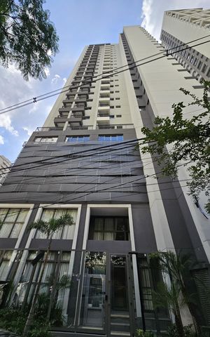 Studio para alugar com 27m², 1 quarto e sem vaga Studio para alugar com 27m², 1 quarto e sem vagaFachada