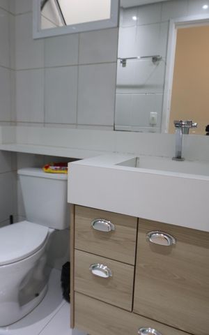 Apartamento à venda com 57m², 2 quartos e 1 vagaBanheiro