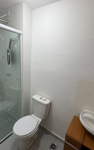 Apartamento para alugar com 26m², 1 quarto e sem vaga Apartamento para alugar com 26m², 1 quarto e sem vagaBanheiro