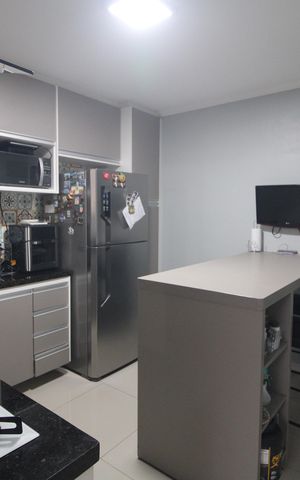 Casa para alugar com 90m², 2 quartos e 2 vagasCozinha