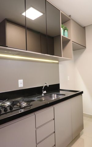 Apartamento para alugar com 72m², 2 quartos e 2 vagasCozinha