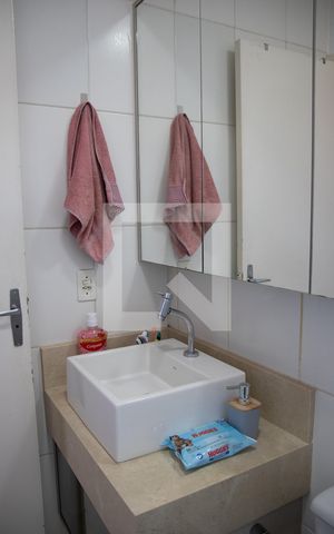 Casa de condomínio à venda com 70m², 2 quartos e 2 vagas Casa de condomínio à venda com 70m², 2 quartos e 2 vagasBanheiro da Suíte 02