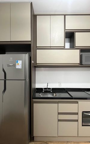 Studio para alugar com 25m², 1 quarto e sem vaga Studio para alugar com 25m², 1 quarto e sem vagaCozinha