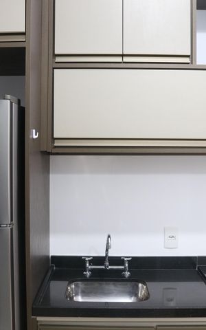Studio para alugar com 25m², 1 quarto e sem vagaCozinha