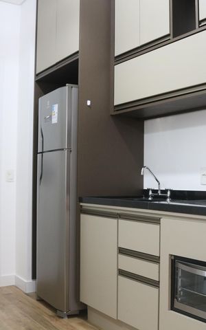 Studio para alugar com 25m², 1 quarto e sem vagaCozinha