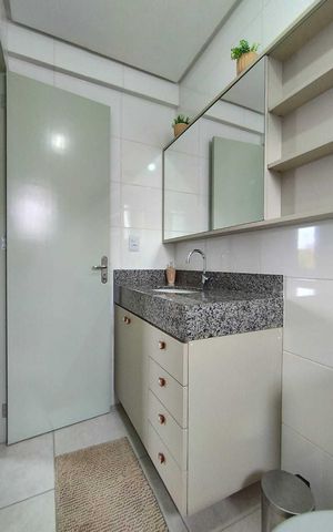 Apartamento para alugar com 70m², 1 quarto e 2 vagas Apartamento para alugar com 70m², 1 quarto e 2 vagasBanheiro