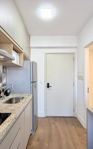 Studio à venda com 21m², 1 quarto e sem vaga Studio à venda com 21m², 1 quarto e sem vagaCozinha