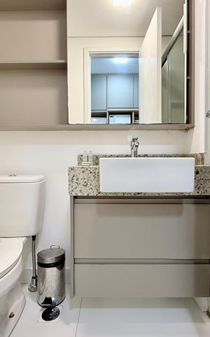 Studio à venda com 21m², 1 quarto e sem vaga Studio à venda com 21m², 1 quarto e sem vagaBanheiro