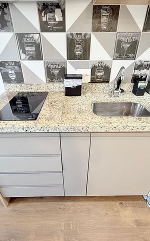 Studio à venda com 21m², 1 quarto e sem vaga Studio à venda com 21m², 1 quarto e sem vagaCozinha