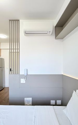 Studio à venda com 21m², 1 quarto e sem vaga Studio à venda com 21m², 1 quarto e sem vagaQuarto