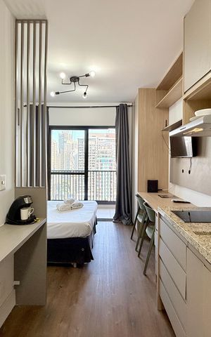 Studio à venda com 21m², 1 quarto e sem vaga Studio à venda com 21m², 1 quarto e sem vagaCozinha