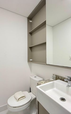 Studio à venda com 21m², 1 quarto e sem vaga Studio à venda com 21m², 1 quarto e sem vagaBanheiro