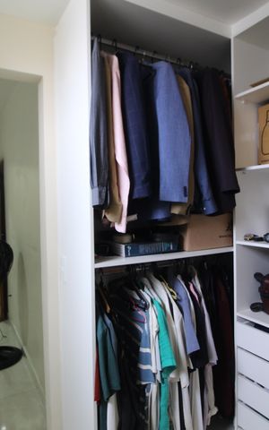 Apartamento à venda com 140m², 2 quartos e 1 vagaQuarto 1 - Closet