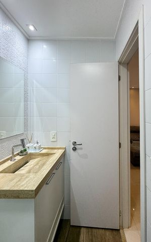 Apartamento à venda com 70m², 2 quartos e 1 vagaBanheiro Social