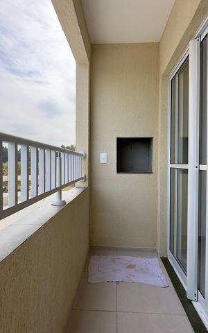 Apartamento à venda com 47m², 2 quartos e 1 vaga Apartamento à venda com 47m², 2 quartos e 1 vagaSacada com churrasqueira