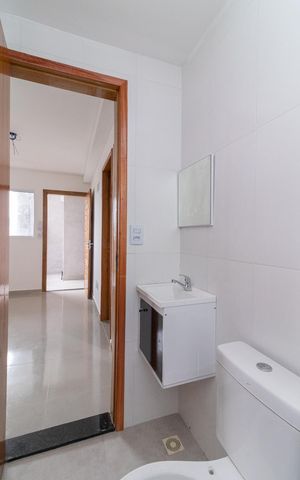 Apartamento à venda com 35m², 2 quartos e sem vaga Apartamento à venda com 35m², 2 quartos e sem vagaBanheiro