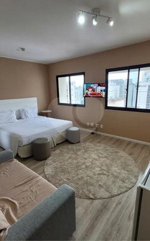 Apartamento à venda com 29m², 1 quarto e 1 vaga