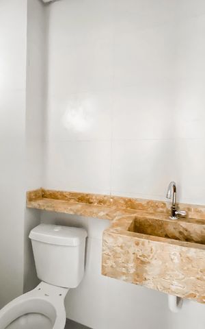 Apartamento à venda com 33m², 2 quartos e sem vaga Apartamento à venda com 33m², 2 quartos e sem vagaBanheiro