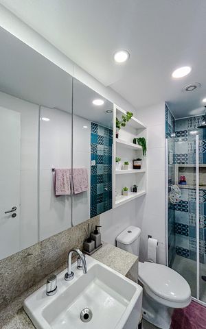 Apartamento para alugar com 50m², 1 quarto e 1 vagaBanheiro