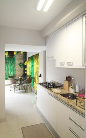Casa de condomínio à venda com 102m², 2 quartos e 1 vagaCozinha