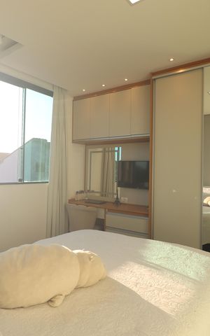 Casa de condomínio para alugar com 250m², 3 quartos e 4 vagasQuarto 2 suíte
