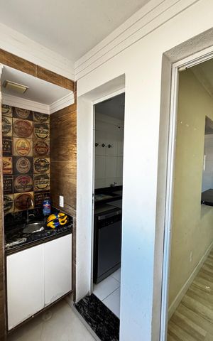 Apartamento à venda com 61m², 2 quartos e 1 vaga Apartamento à venda com 61m², 2 quartos e 1 vagaSala - Sala de Jantar Varanda