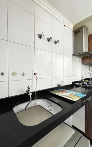 Apartamento à venda com 61m², 2 quartos e 1 vaga Apartamento à venda com 61m², 2 quartos e 1 vagaCozinha e Área de Serviço