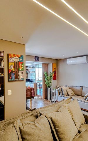 Apartamento à venda com 106m², 3 quartos e 2 vagasSala