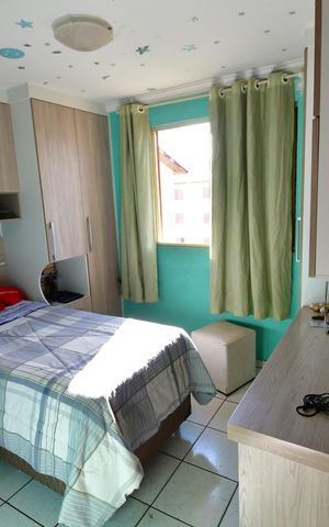 Apartamento à venda com 44m², 2 quartos e 1 vagaQuarto 1