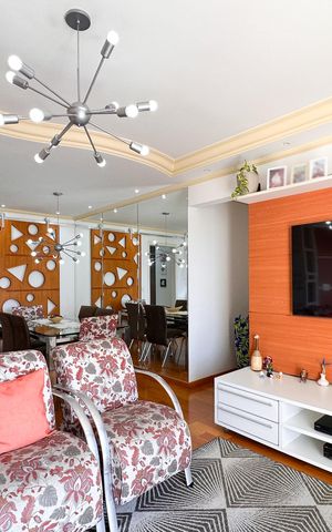 Apartamento à venda com 107m², 3 quartos e 2 vagas Apartamento à venda com 107m², 3 quartos e 2 vagasSala