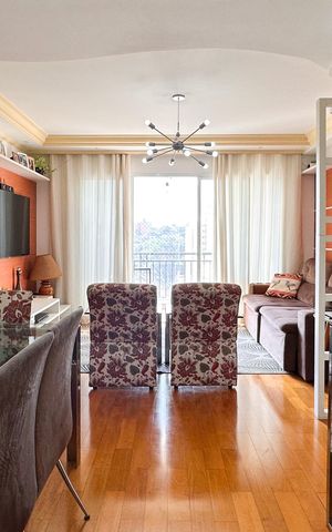 Apartamento à venda com 107m², 3 quartos e 2 vagas Apartamento à venda com 107m², 3 quartos e 2 vagasSala