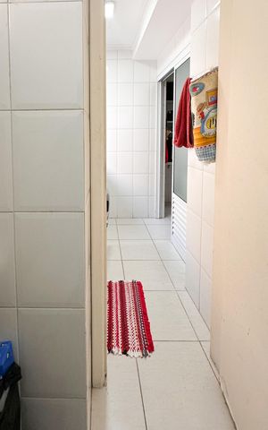 Apartamento à venda com 107m², 3 quartos e 2 vagas Apartamento à venda com 107m², 3 quartos e 2 vagasBanheiro de serviço