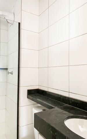 Apartamento à venda com 45m², 2 quartos e 1 vaga Apartamento à venda com 45m², 2 quartos e 1 vagaBanheiro