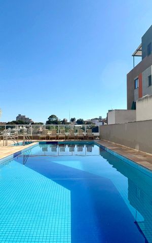 Studio à venda com 30m², 1 quarto e 1 vagaPiscina