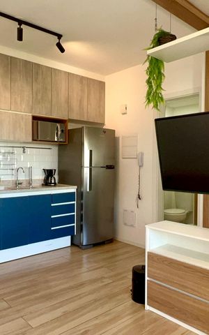 Studio à venda com 30m², 1 quarto e 1 vagaSala