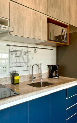 Studio à venda com 30m², 1 quarto e 1 vagaCozinha