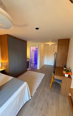 Apartamento à venda com 29m², 1 quarto e sem vagaSala/Quarto