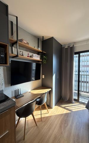 Studio para alugar com 22m², 1 quarto e sem vaga