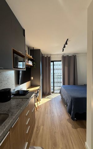 Studio para alugar com 22m², 1 quarto e sem vaga