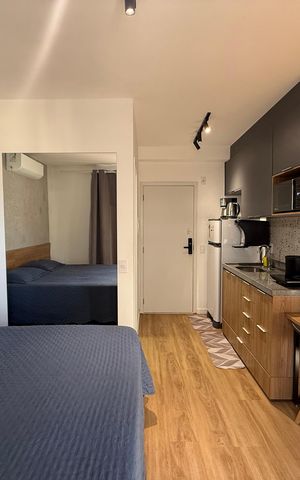 Studio para alugar com 22m², 1 quarto e sem vaga