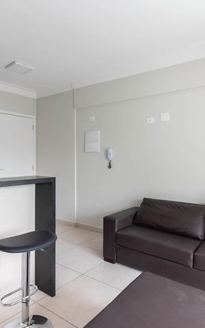 Apartamento para alugar com 40m², 1 quarto e 2 vagasSala