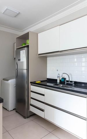 Apartamento para alugar com 40m², 1 quarto e 2 vagasCozinha e Área de Serviço