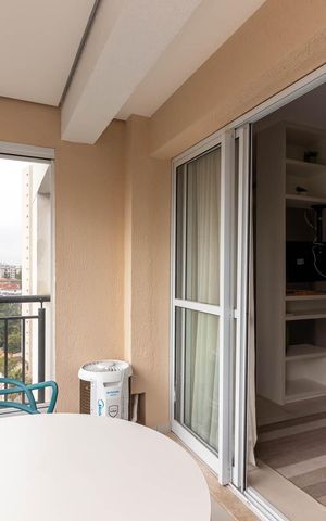 Apartamento para alugar com 40m², 1 quarto e 2 vagasVaranda da Sala