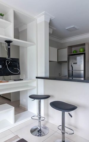 Apartamento para alugar com 40m², 1 quarto e 2 vagasSala