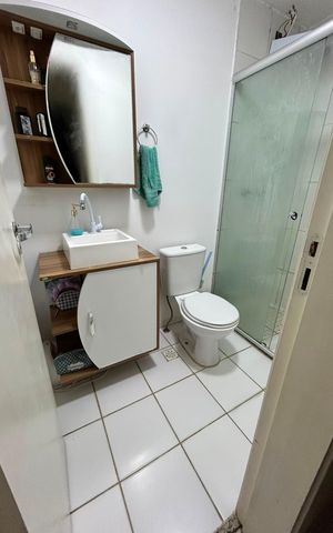 Apartamento à venda com 47m², 2 quartos e 1 vaga Apartamento à venda com 47m², 2 quartos e 1 vagaBanheiro