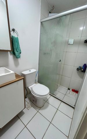 Apartamento à venda com 47m², 2 quartos e 1 vaga Apartamento à venda com 47m², 2 quartos e 1 vagaBanheiro