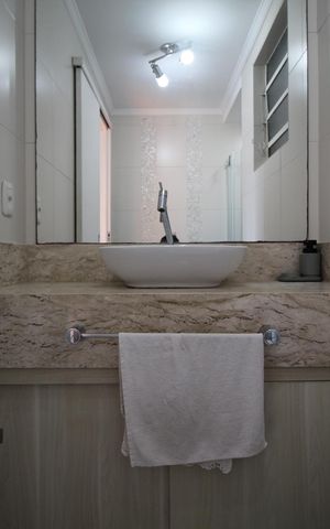 Apartamento à venda com 78m², 3 quartos e sem vagaBanheiro