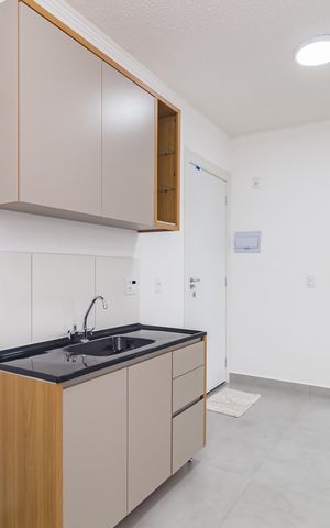 Apartamento para alugar com 37m², 2 quartos e sem vaga Apartamento para alugar com 37m², 2 quartos e sem vagaCozinha