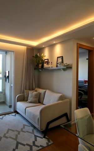 Apartamento à venda com 55m², 2 quartos e 1 vaga Apartamento à venda com 55m², 2 quartos e 1 vagaSala