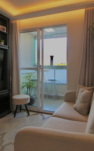 Apartamento à venda com 55m², 2 quartos e 1 vaga Apartamento à venda com 55m², 2 quartos e 1 vagaSala TV